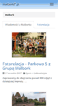 Mobile Screenshot of malbork7.pl