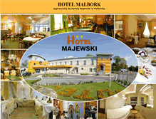 Tablet Screenshot of hotel.malbork7.pl