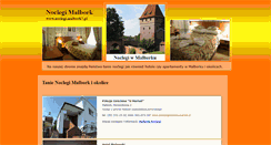 Desktop Screenshot of noclegi.malbork7.pl