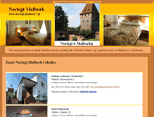 Tablet Screenshot of noclegi.malbork7.pl